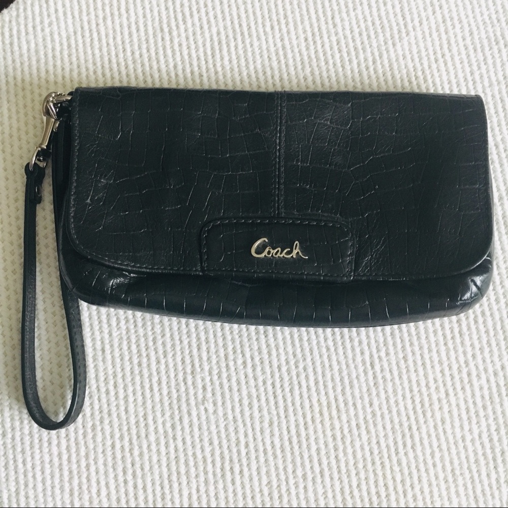 Coach Wristlet, Black.